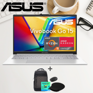 NOTEBOOK ASUS VIVOBOOK GO 15 AMD R5 - 7520U 2,8GHZ 16GB / 512GB SSD FREEDOS+MOUSE